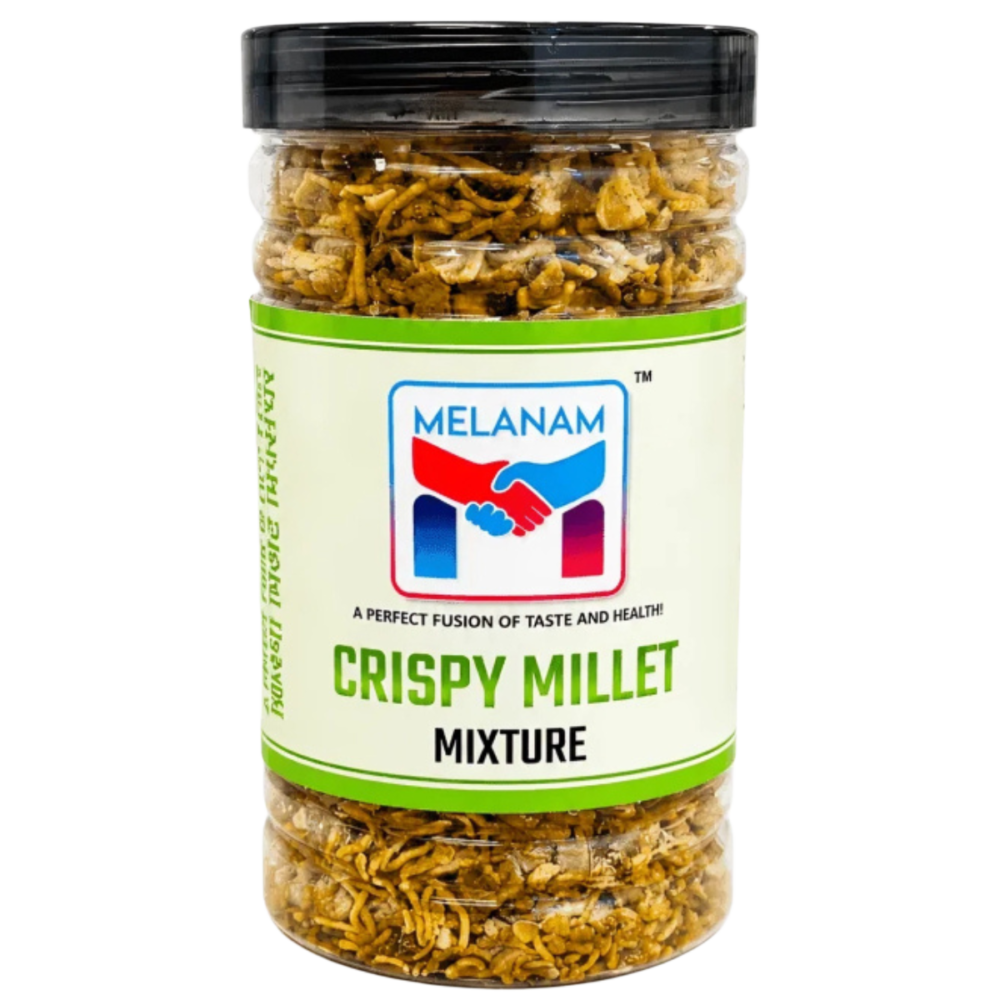 Crispy Millet Mixture Namkeen by Melanam – Best Crunchy High Protein Millet Snack