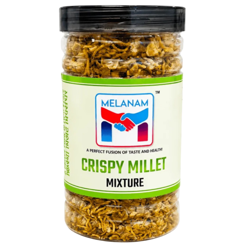 Crispy Millet Mixture Namkeen by Melanam – Best Crunchy High Protein Millet Snack