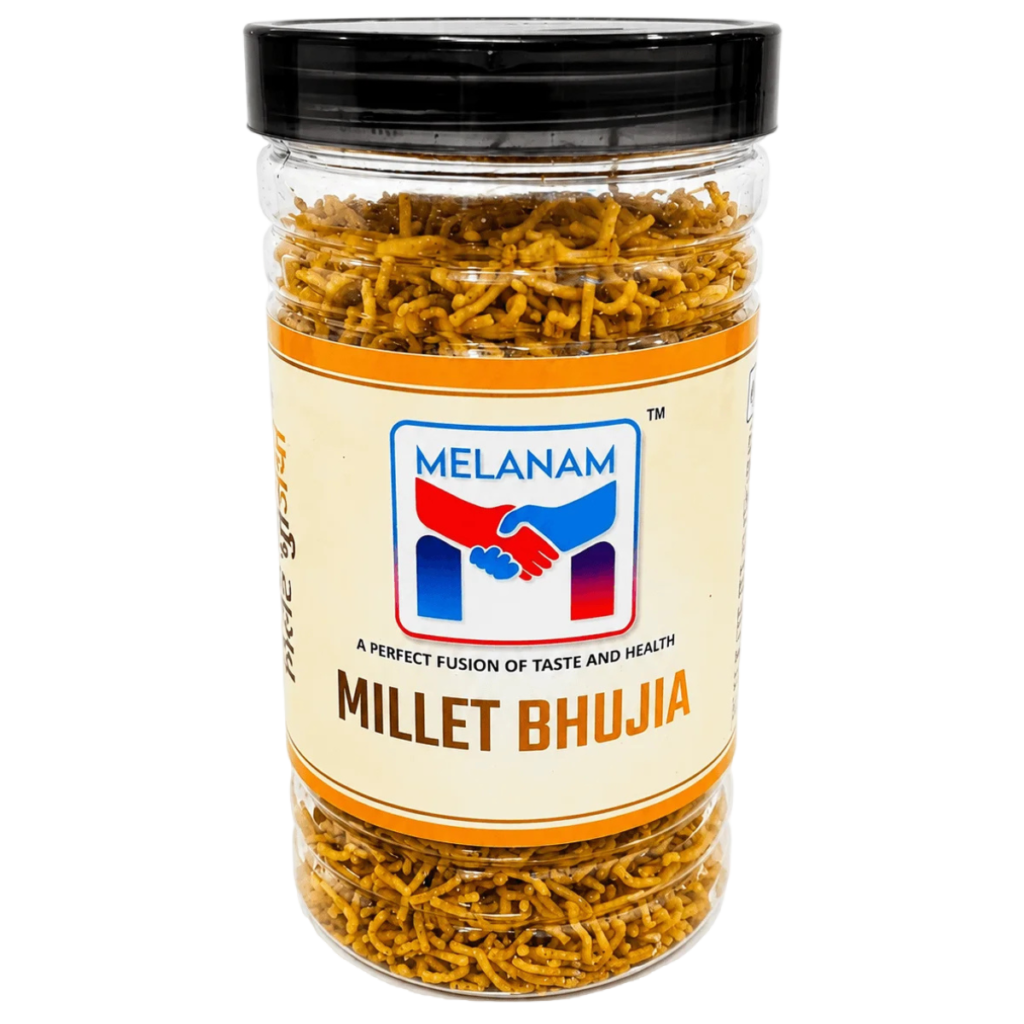 Millet Bhujia by Melanam – Best Crispy High Protein Millet Snack