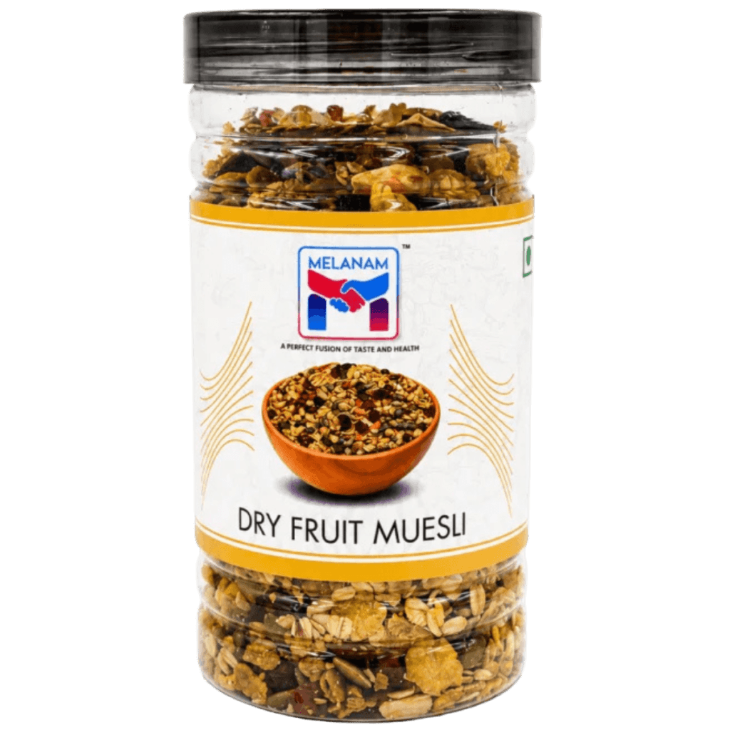 Melanam Dry Fruits Muesli – Premium Healthy Breakfast with Nuts & Dry Fruits