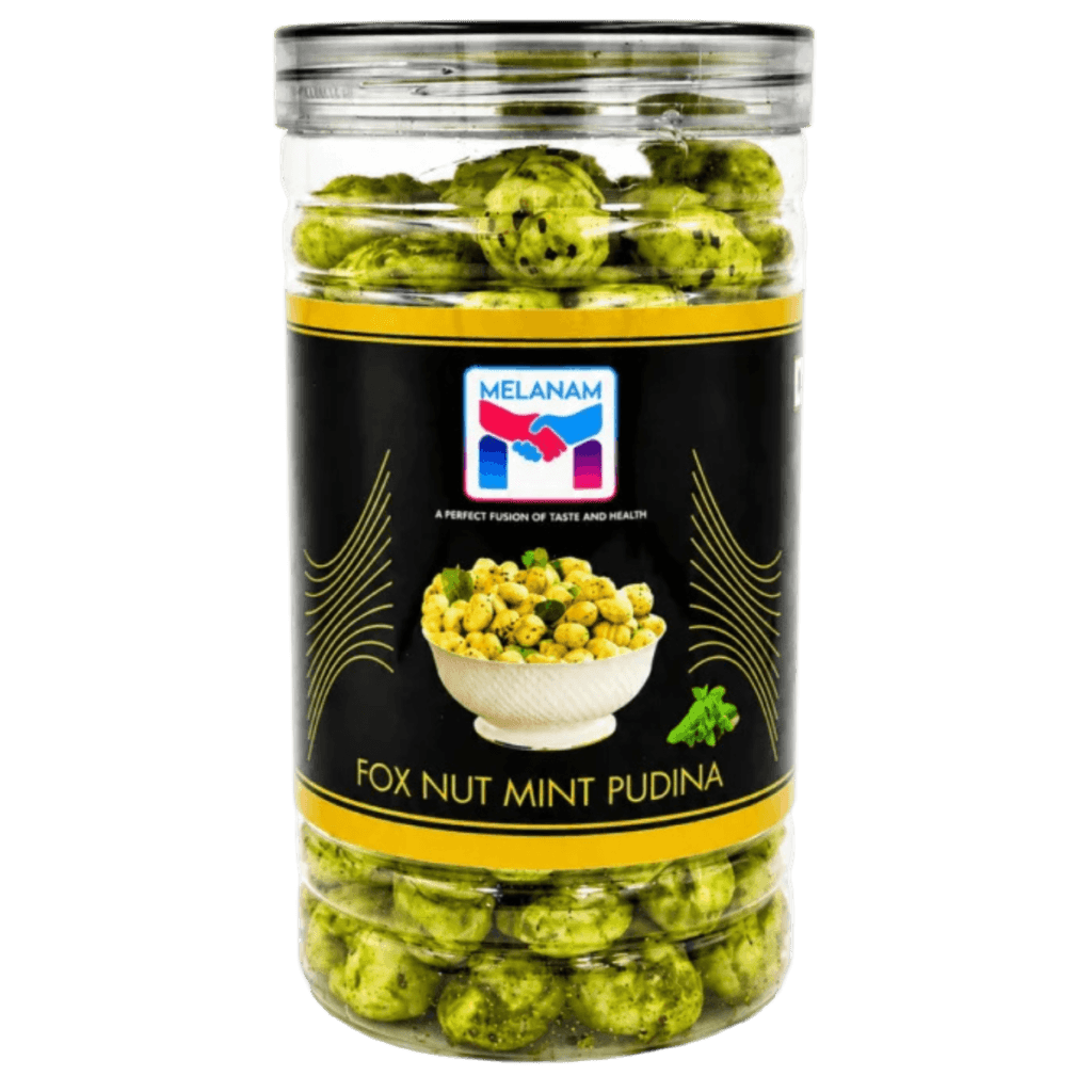Melanam Mint Pudina Makhana – Roasted Fox Nuts Healthy Snack