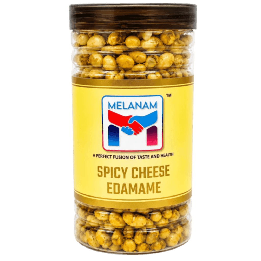 Melanam Spicy Cheese Edamame – High Protein Flavourful Healthy Snack