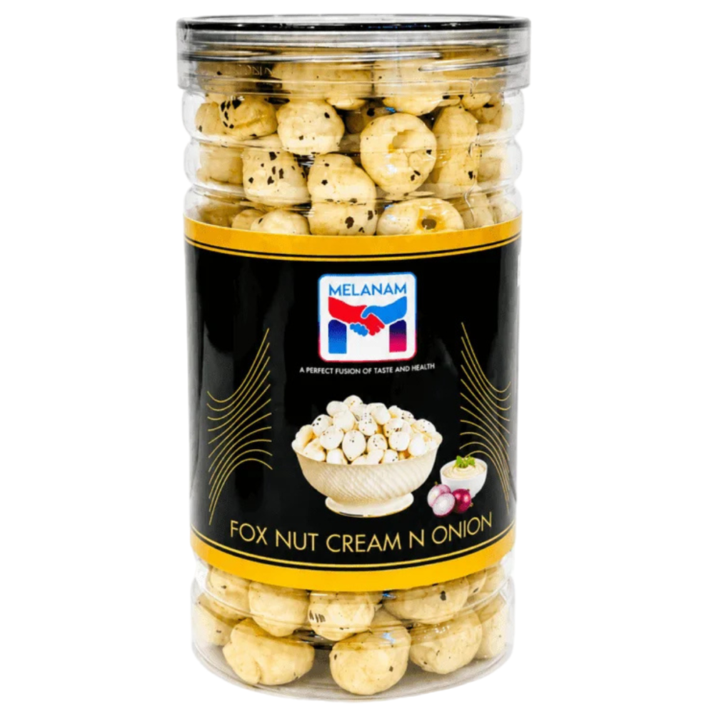 Fox Nut Pink Salted by Melanam – Best Light High Protein Makhana
