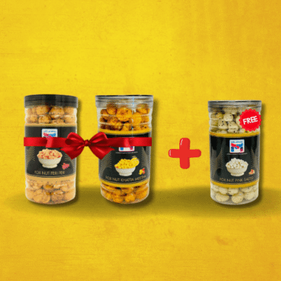 Melanam Roasted Fox Nuts Combo | Peri Peri + Khatta + FREE Salted Makhana