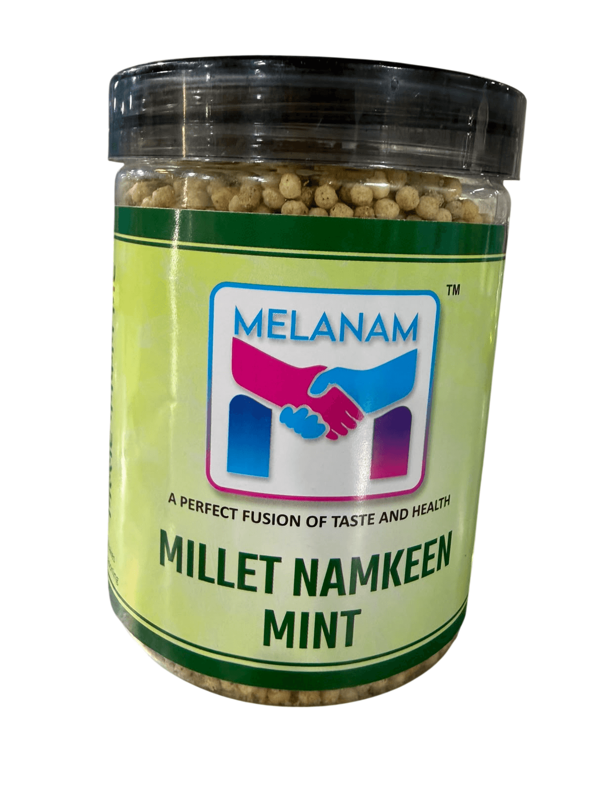 Millet Namkeen Mint by Melanam – Best Crispy High Protein Millet Snack Melanam Millet Namkeen Mint crispy multi millet snack