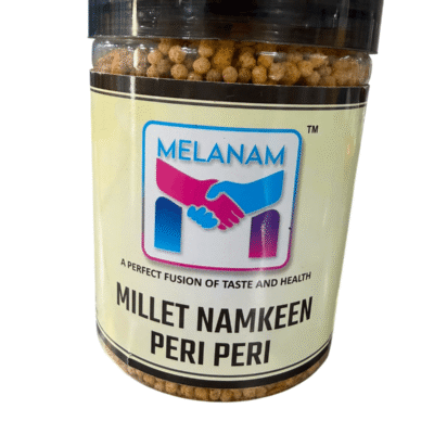 Melanam Millet Namkeen Peri Peri crispy spicy multi millet snack