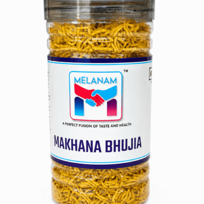 Melanam Makhana Bhujia crispy foxnut bhujia in premium pack