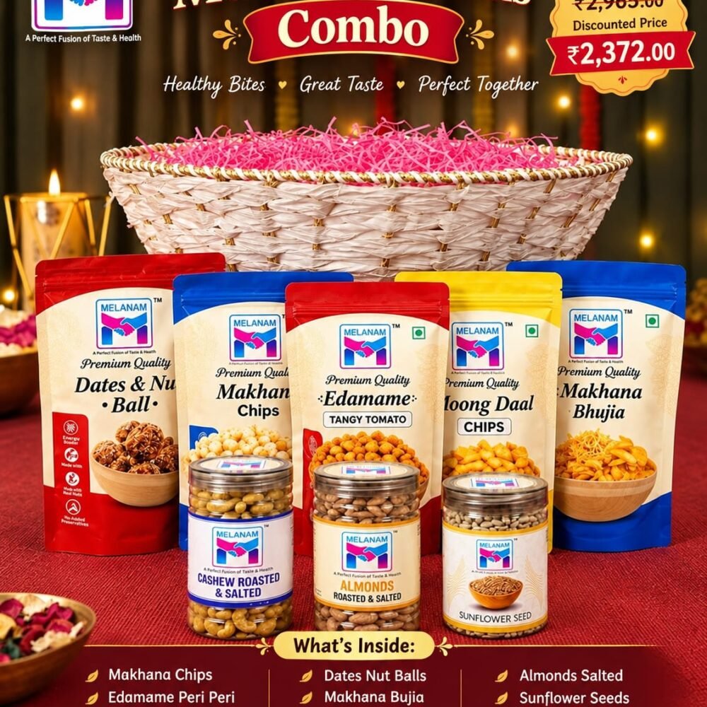 9-in-1 Healthy Snack Combo – Makhana, Edamame & Premium Nuts