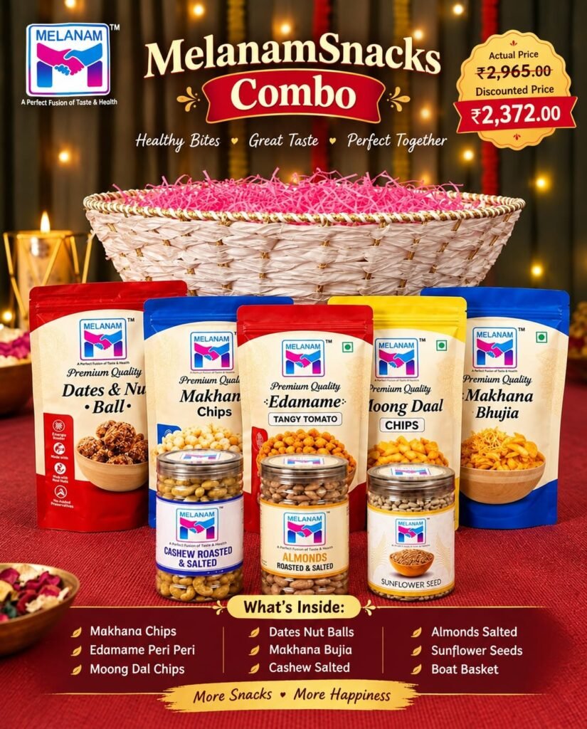 9-in-1 Healthy Snack Combo – Makhana, Edamame & Premium Nuts