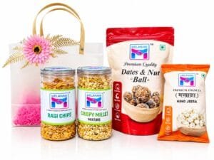 4-in-1 Healthy Millet Snack Pack – Crispy Millet Mixture, Ragi Chips & More