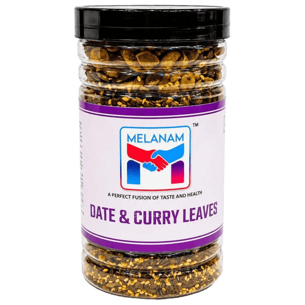 Melanam Date and Curry Leaves – Unique Roasted Healthy Snack