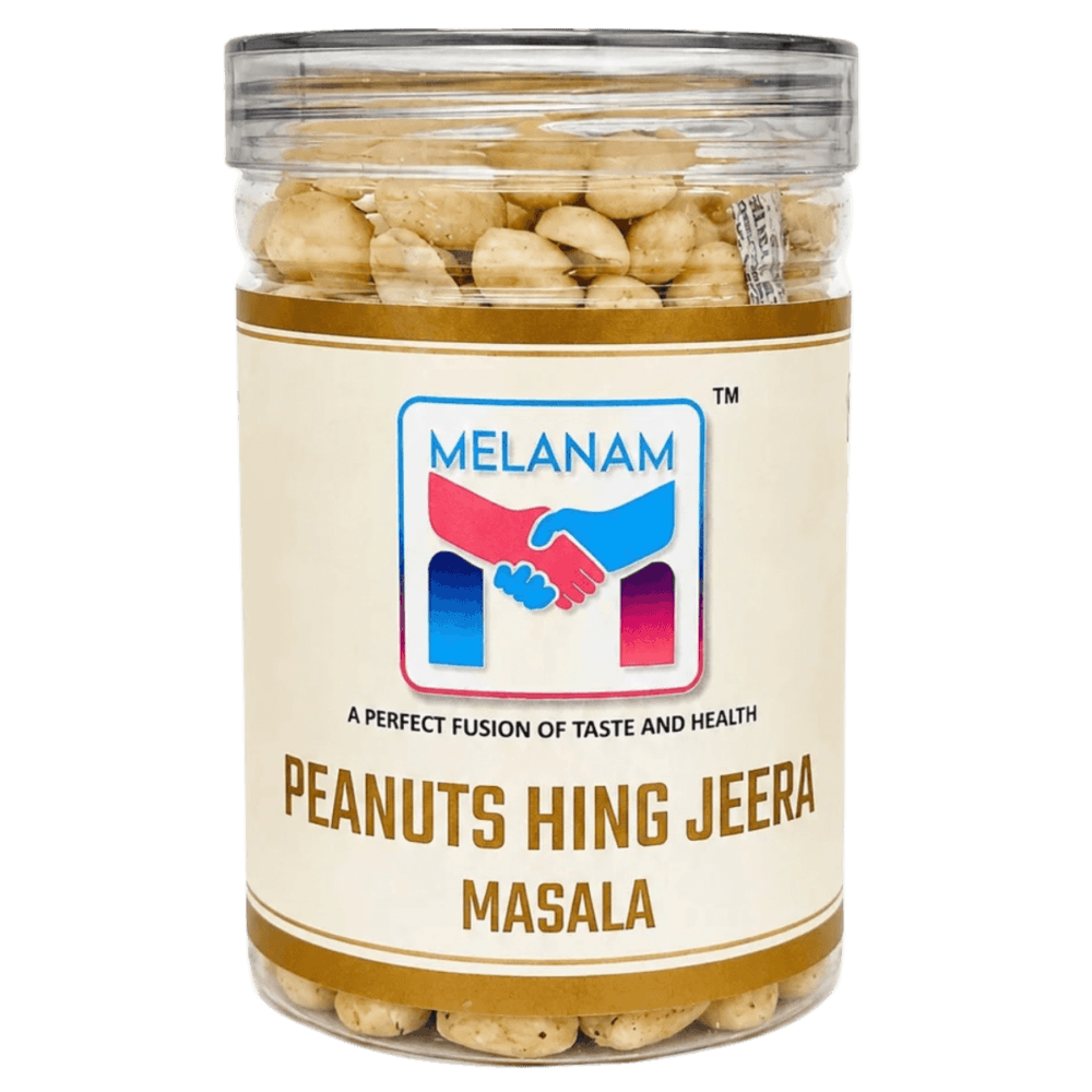 Melanam Hing Jeera Peanuts – Spicy Roasted Masala Namkeen