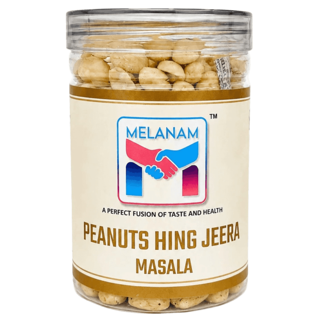 Melanam Hing Jeera Peanuts – Spicy Roasted Masala Namkeen
